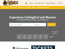 Tablet Screenshot of carlingfordandmourne.com